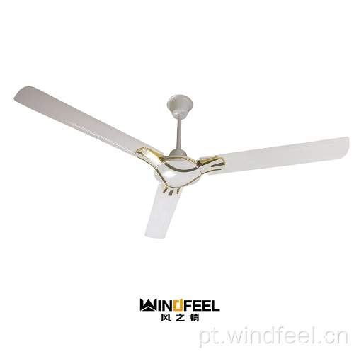 Ventiladores de teto com motor de cobre Ventilador de teto de 56 polegadas e 48 polegadas